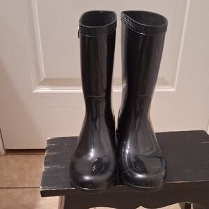 UGG Black Rain Boots